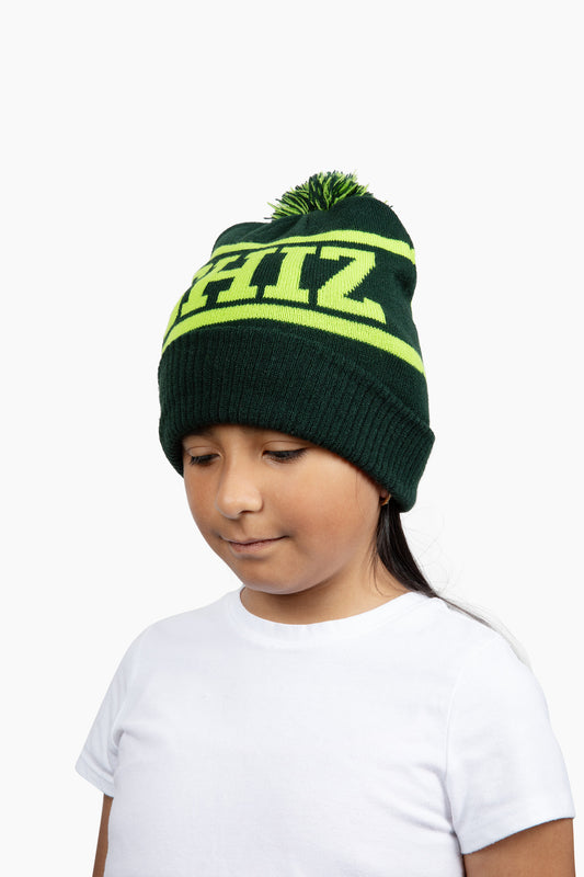 Wicked Inspired Pom Pom Beanie